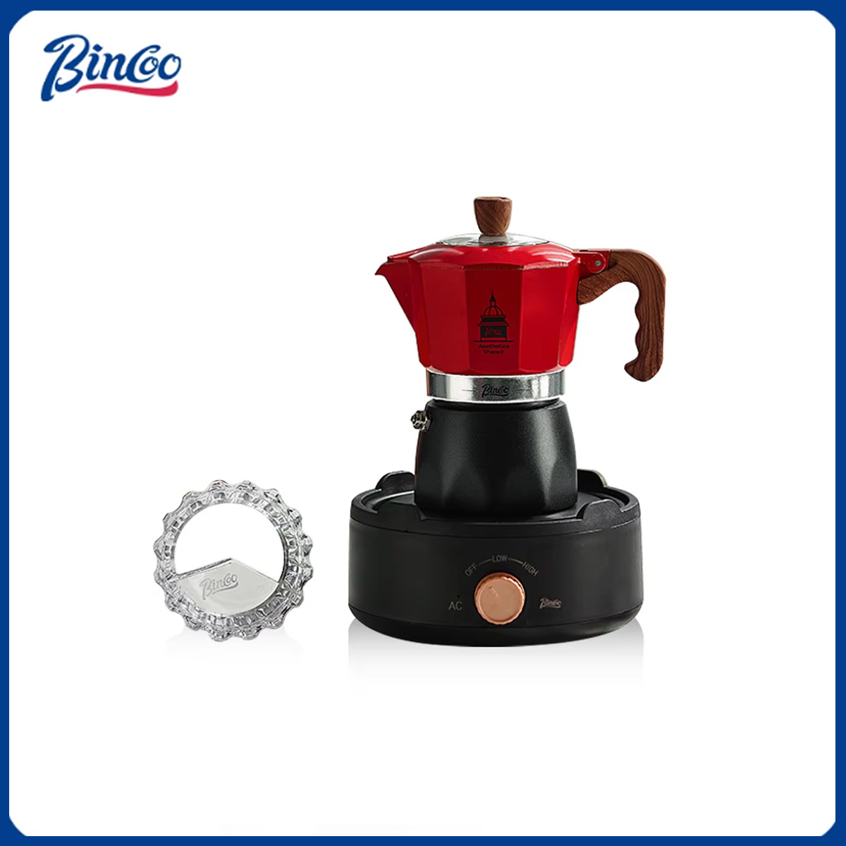 Coffee Equipment Brands - Bincoo Çift Valfli Kahve Moka Pot