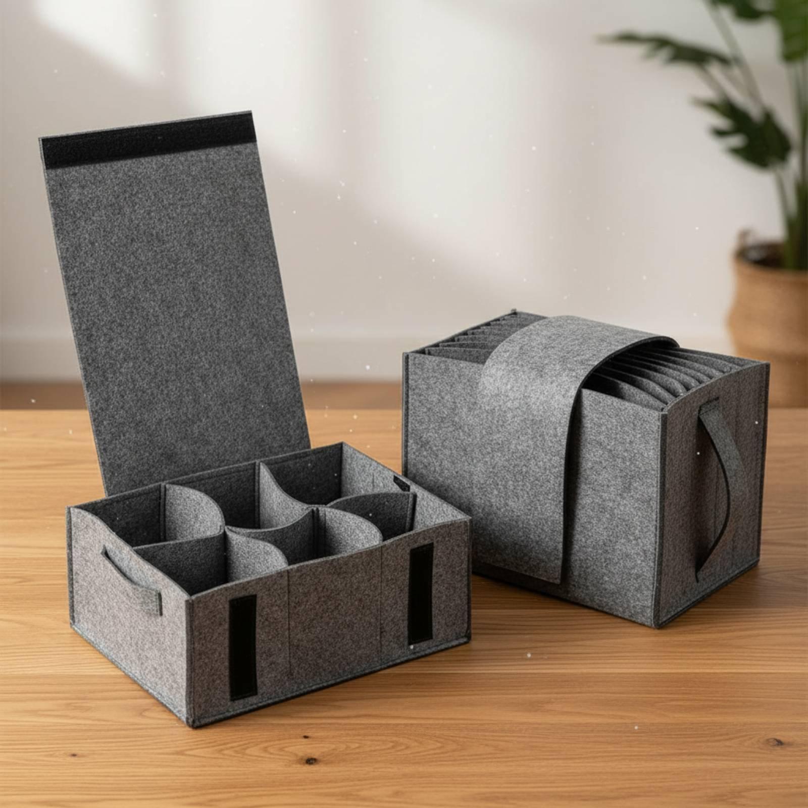Outdoor Coffee Equipment - Ev Tipi Keçe Saklama Çantası Taşınabilir
