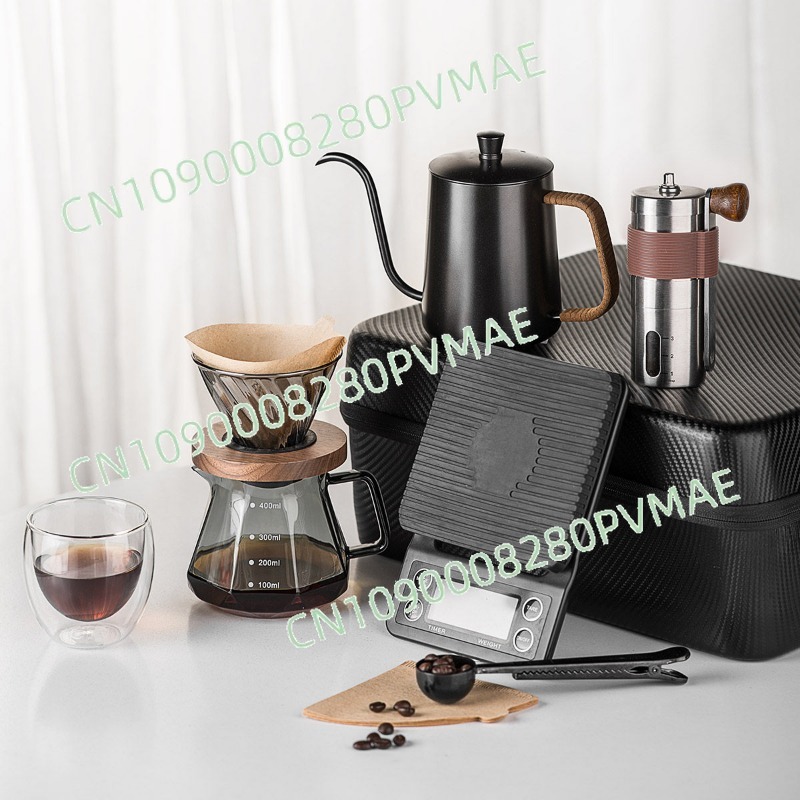 Coffee Equipment Pour Over - El yapımı demleme kahve seti, açık