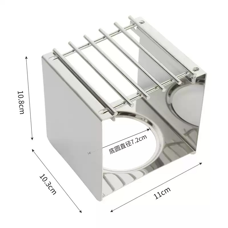 Outdoor Coffee Equipment - Paslanmaz Çelik Kare Kahve Ocak Standı,
