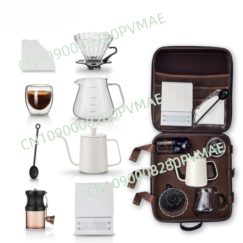 Outdoor Coffee Equipment - El yapımı demleme kahve seti, açık