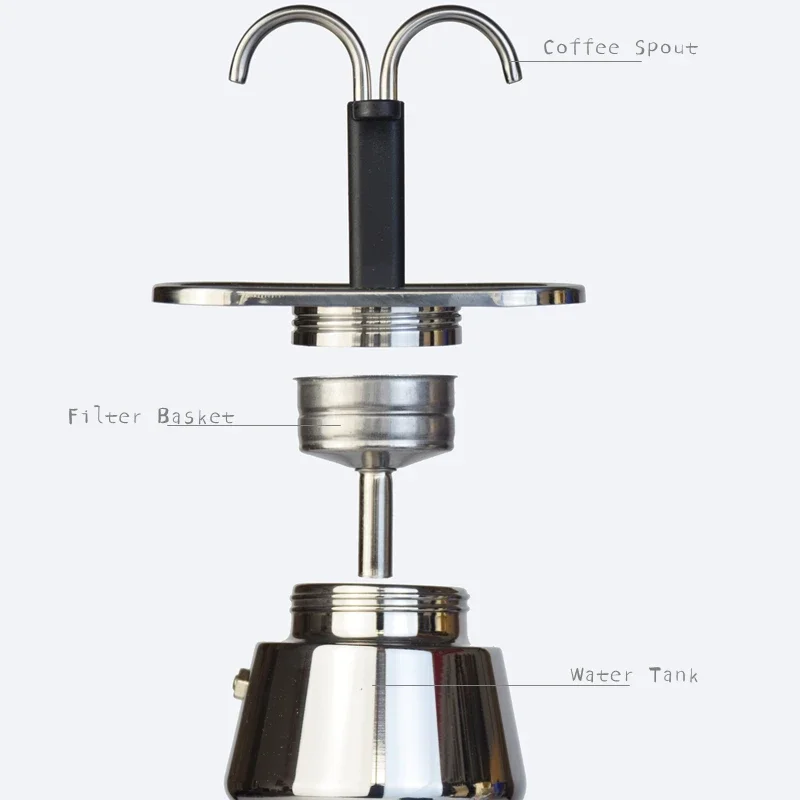 200ML Mini Pot Pot çift tüp 30 - Coffee Equipment Brands incelemesi ve fiyatı