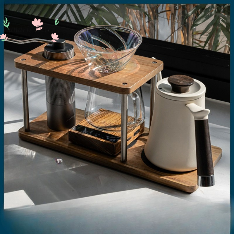 Masif ahşap demleme standı, de - Coffee Equipment Pour Over incelemesi ve fiyatı